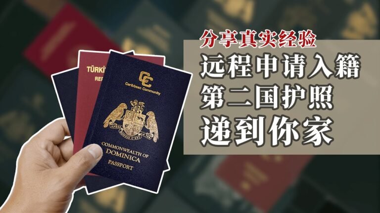 远程申请入籍 合法办理第二国护照 分享真实经验 如何成功获得第二国籍
