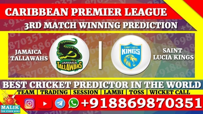 3RD Match | Jamaica Tallawahs vs Saint Lucia Kings | JT VS SLK | CPL 2021 | MATCH PREDICTION