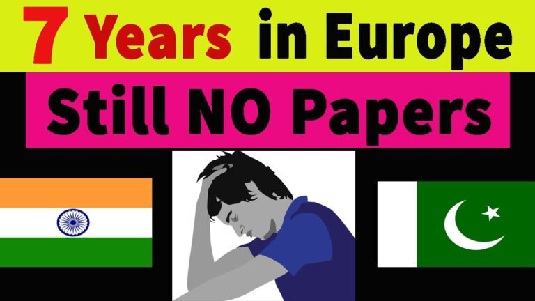 7 Years in EUROPE and NO Papers! Must Watch – Urdu/Hindi