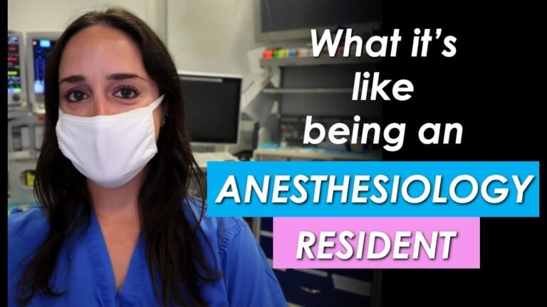 Anesthesiology Residency – Interview with Chief Resident Dr. Erica Fagelman