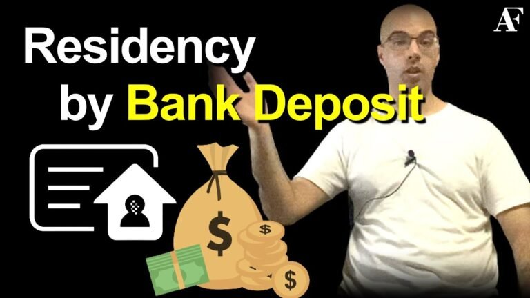 Best residency by bank deposit schemes