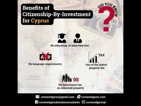 Cyprus Citizenship By Investment Benefits, Cyprus Citizenship By Investment