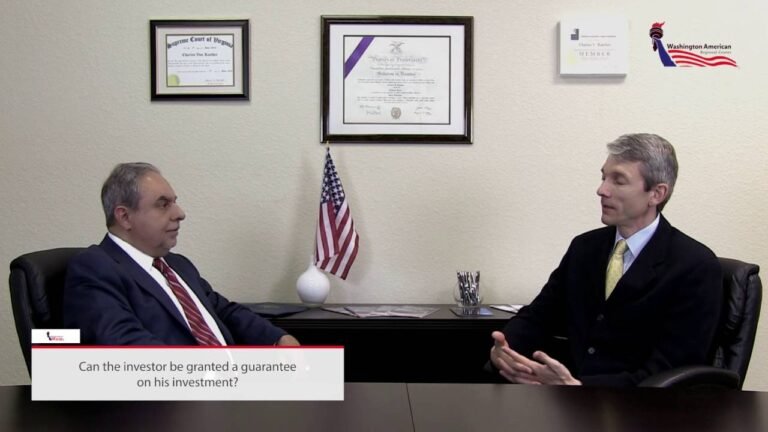 EB 5 – Can an investor be granted a guarantee on his investment?