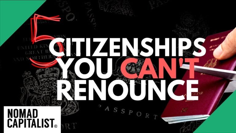 Five Citizenships You Can’t Renounce