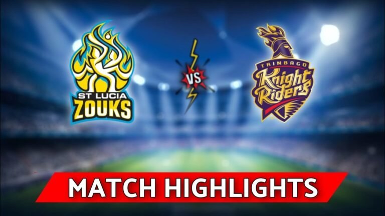 HIGHLIGHTS : SAINT LUCIA KINGS vs TRINBAGO KNIGHT RIDERS, 7th CPL 2021 MATCH HIGHLIGHTS