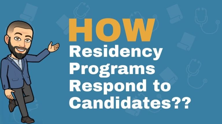 How do Residency Programs respond to Residency Applicants