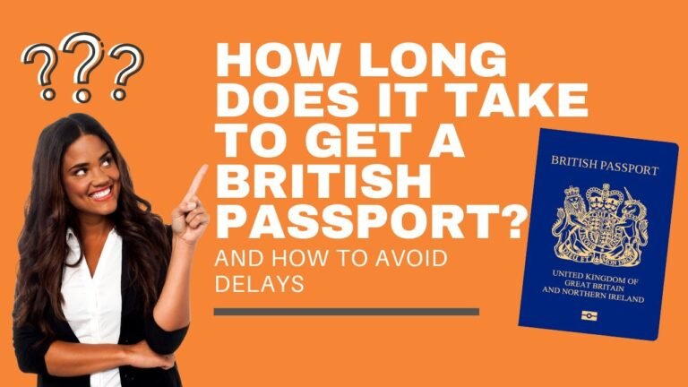 How long does it take to get a British Passport and How to Avoid Delays