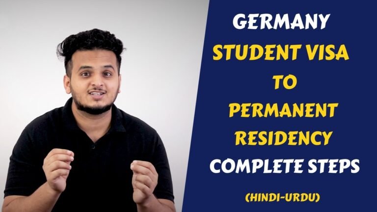 How to get Germany PR | Germany's Student Visa To Permanent Residency Pathway