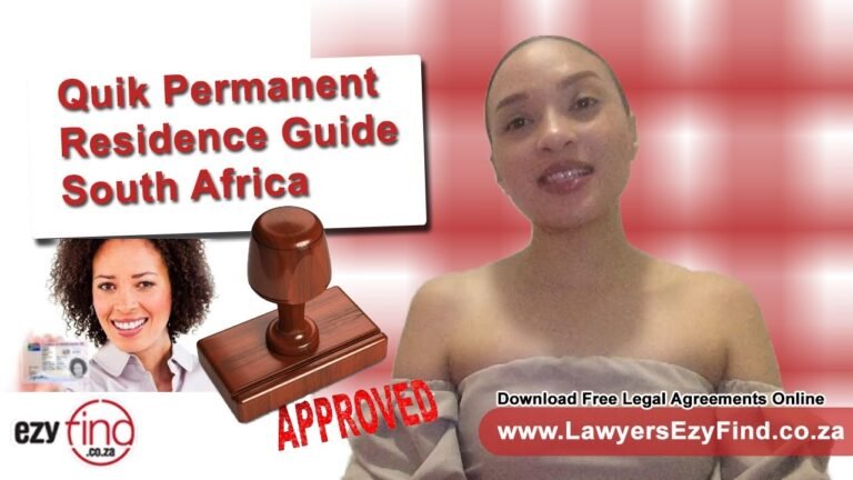 How to get South African Permanent Residency 2021 [Download FREE contract online]