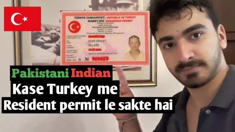 How to get Turkish Resident Permit | Indian & Pakistani | Resident Permit in Turkey | Eghbal Vlogs