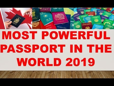 MOST POWERFUL PASSPORT IN THE WORLD 2019