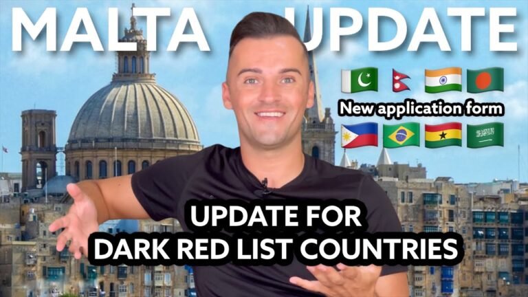 Malta Update – Entry from DARK RED LIST COUNTRIES