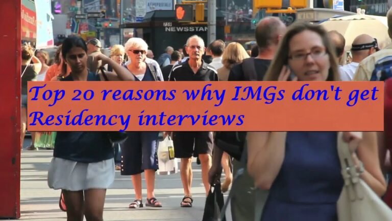 No residency interviews? Top 20 reasons why some IMG and Caribbean applicants don't get the invites.