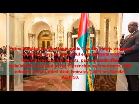 PM Harris promotes St. Kitts and Nevis  at the St. Regis Dubai Hotel