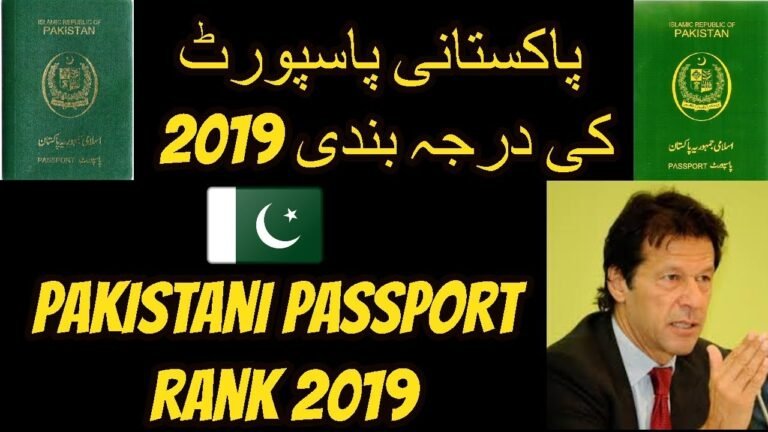 Pakistani Passport visa free Countries 2019 list new ranking