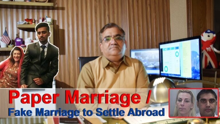 Paper Marriage | Fake Marriage to Settle Abroad