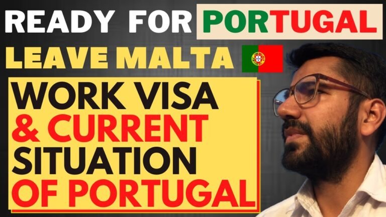 Portugal Work Visa From India Pakistan Sep 2021I MALTA 🇲🇹 Visa VFS & Identity Malta Latest Updates