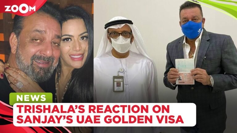 Sanjay Dutt's daughter Trishala's REACTION on her father receiving UAE's golden visa