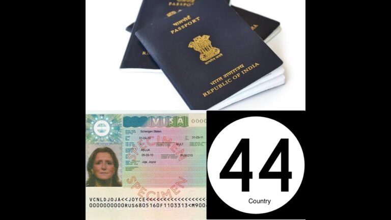 Schengen visa with Multiple entry in Indian Passport you can now travel to 44 countries in the world