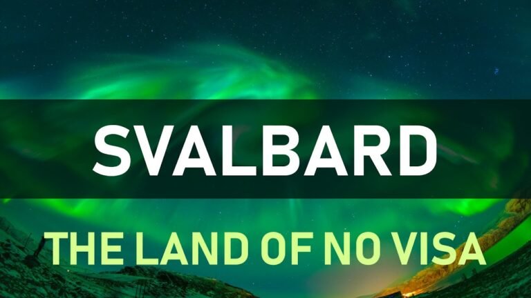 Svalbard : Where Everyone Can Live Without A Visa