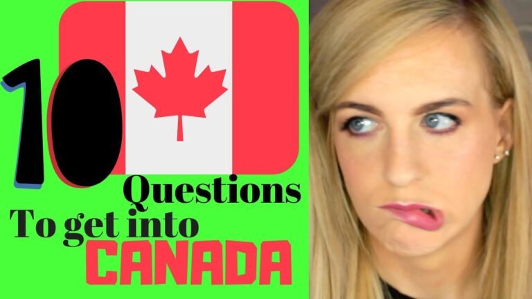 Taking the CANADIAN Citizenship Test