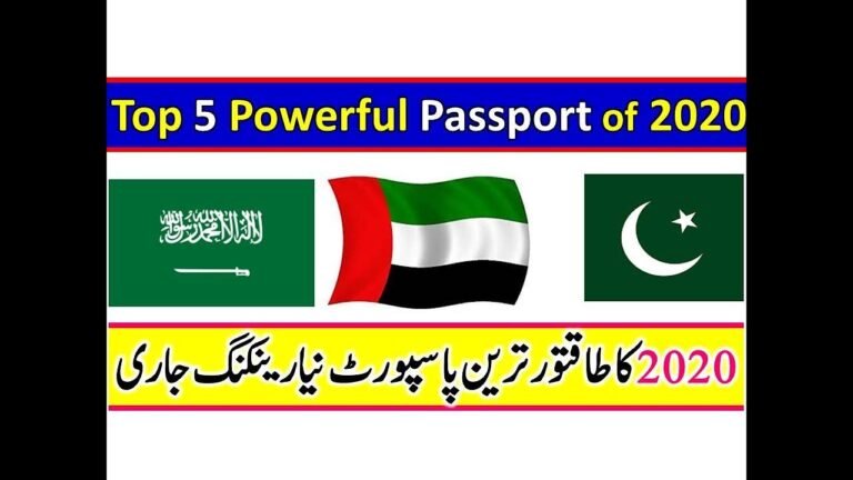 Top Five powerful Passport of 2020 | Global Passport Power Rank 2020 | Every Thing Easy