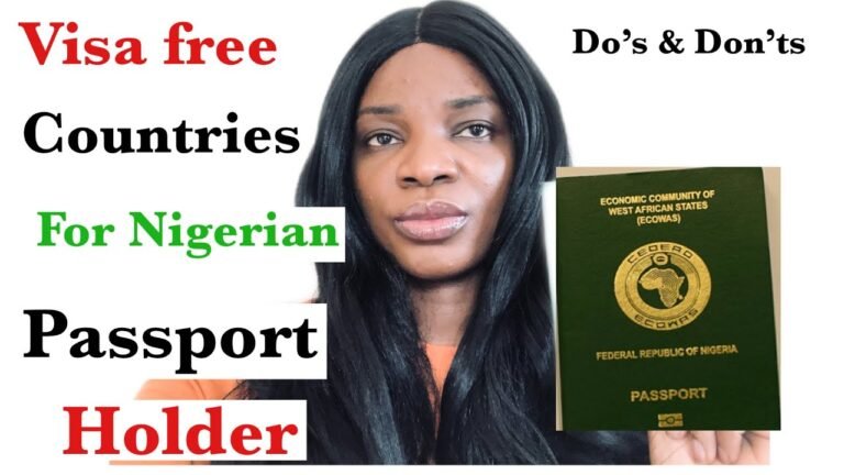 Visa free countries for Nigerian passport holders & All you need to know before traveling