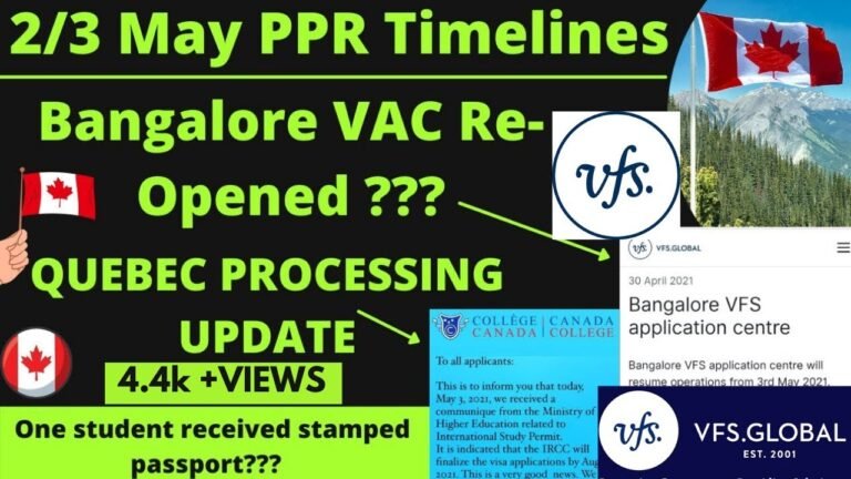 2/3 May PPR Timelines | Received stamped passport on 3 May | Is passport stamping started ? Must see