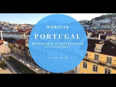 27 April Webinar Portugal Citizenship via Investment