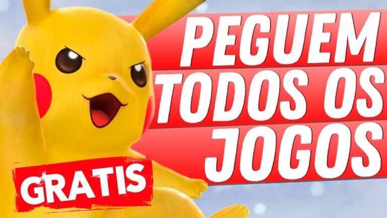 AÍ SIM! Muitos JOGOS PAGOS estão DE GRAÇA com POKÉMON, continuação de UNDERTALE e MAIS!