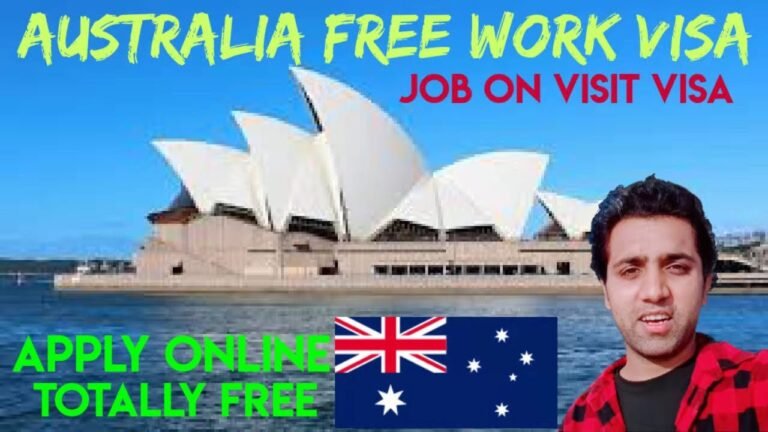 Australia Free Work Visa || Jobs In Australia || Visit Visa For Australia