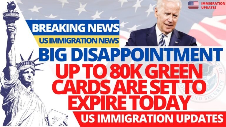 BREAKING Immigration News: Up to 80K Green Cards are Set to Expire Today | Immigration Reform Worry