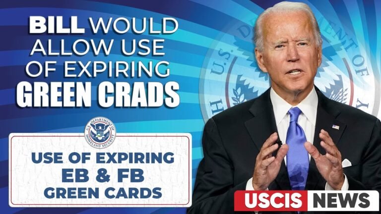 Bill would allow use of expiring EB & FB Green Cards | USCIS | US Immigration
