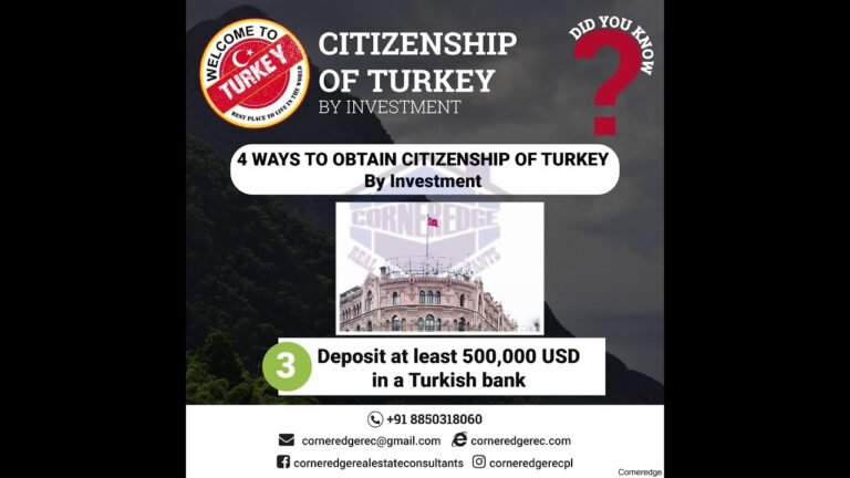 Citizenship By Investment Turkey, Turkey Citizenship By Investment Fast-track Procedure,