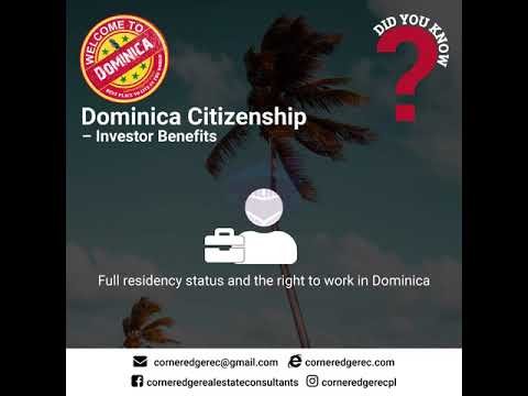 Citizenship By Investment for Dominica Investor Benefits