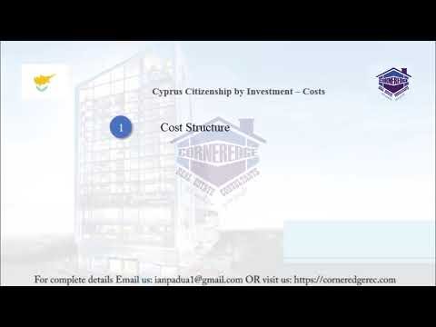 Cyprus Citizenship By Investment Costs, Advantages of Citizenship By Investment