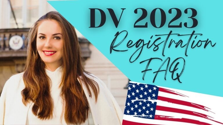 DV VISA LOTTERY 2023 REGISTRATION FAQ