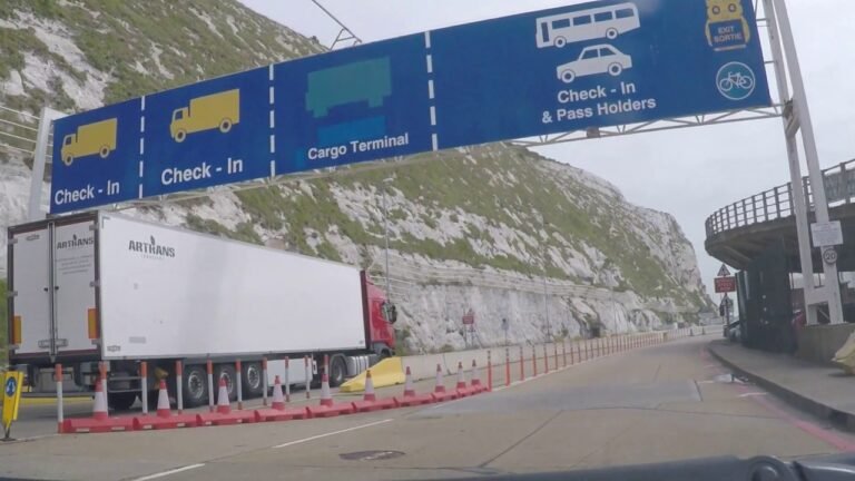 Dover Ferry Port – from passport control to DFDS Check in