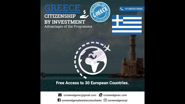 Greece citizenship by investments Advantages, Greece Citizenship By Investment Advantages