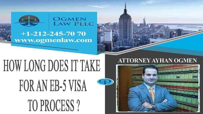 HOW LONG DOES IT TAKE FOR AN EB-5 VISA TO PROCESS ?