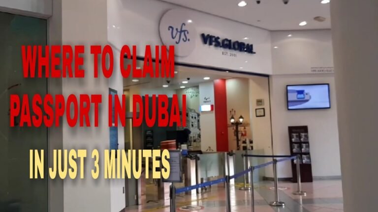 HOW TO CLAIM PASSPORT IN DUBAI | VFS GLOBAL WAFI MALL | DHON2 GENOVE