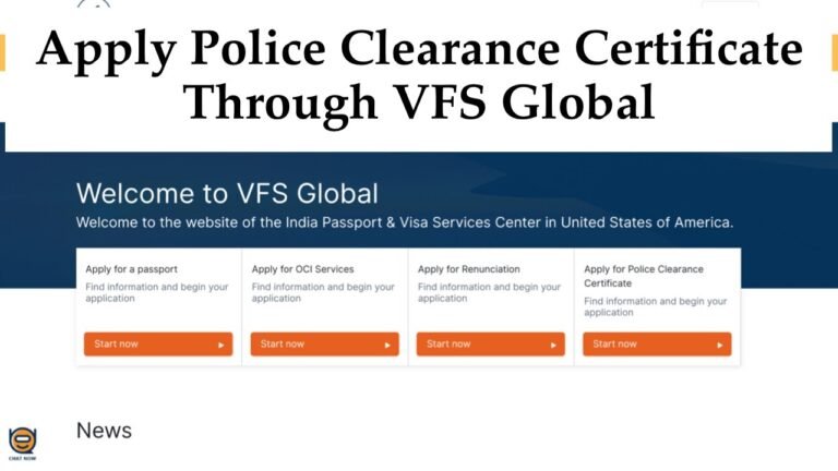 How To Apply Police Clearance Certificate through VFS Global USA | PCC | Latest July 2021