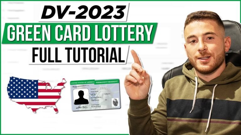 How To Register For The Green Card Lottery | DV-2023 Program | Step-By-Step Tutorial