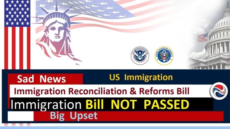 Immigration Reforms bill Denied latest updates US Immigration News NVC processing Times Green Card