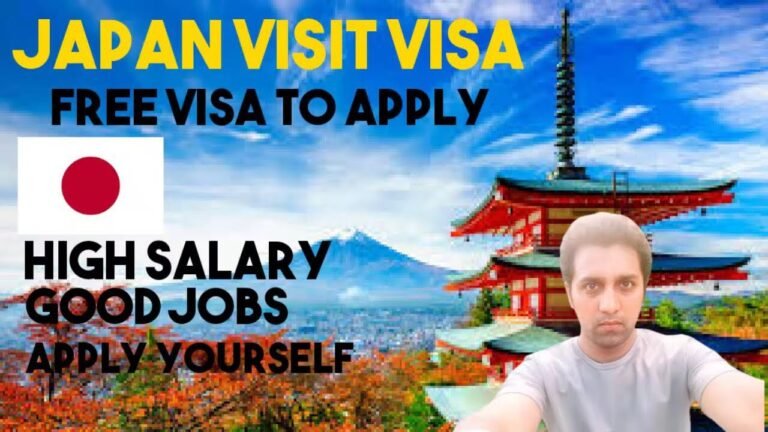 Japan Free Visit Visa || Japan jobs / Salary || Japan Work Visa