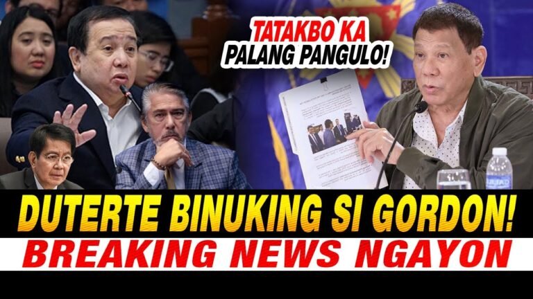 KAKAPASOK LANG PRES DUTERTE UMATRAS GINULAT SI GORDON BINUKING TATAKBO SOTTO LACSON PACQUIAO DRILON