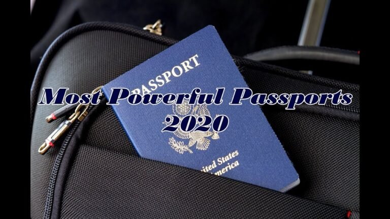 Most Powerful Passports 2020 – 199 Countries compared