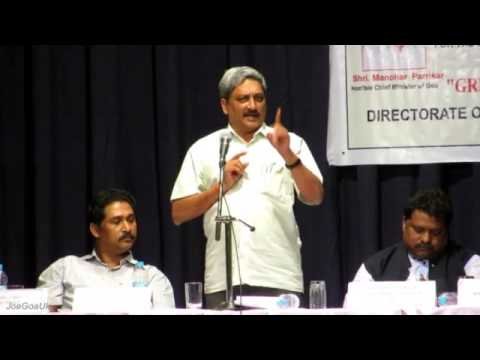 Parrikar on Housewife allowance, Portuguese Citizenship, Laadli Laxmi etc