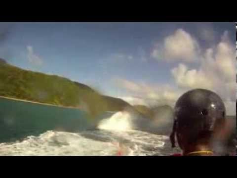 Purple Flyboarding with  Beach Addiction St Kitts Nevis