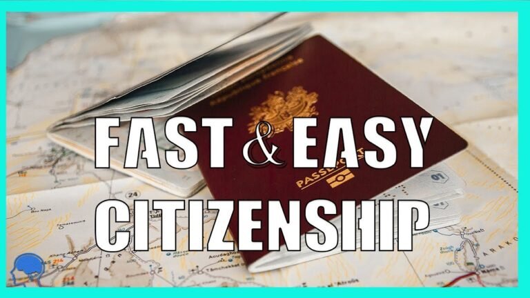 TOP 5 COUNTRIES TO GET CITIZENSHIP EASY AND FAST